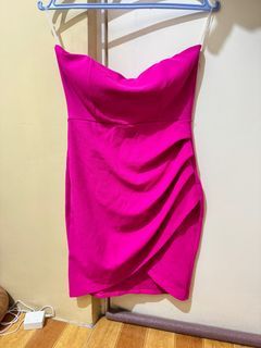 Hot Pink Tube Dress