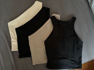 House of Lulu one shoulder tops and halter top (Take all for 500)