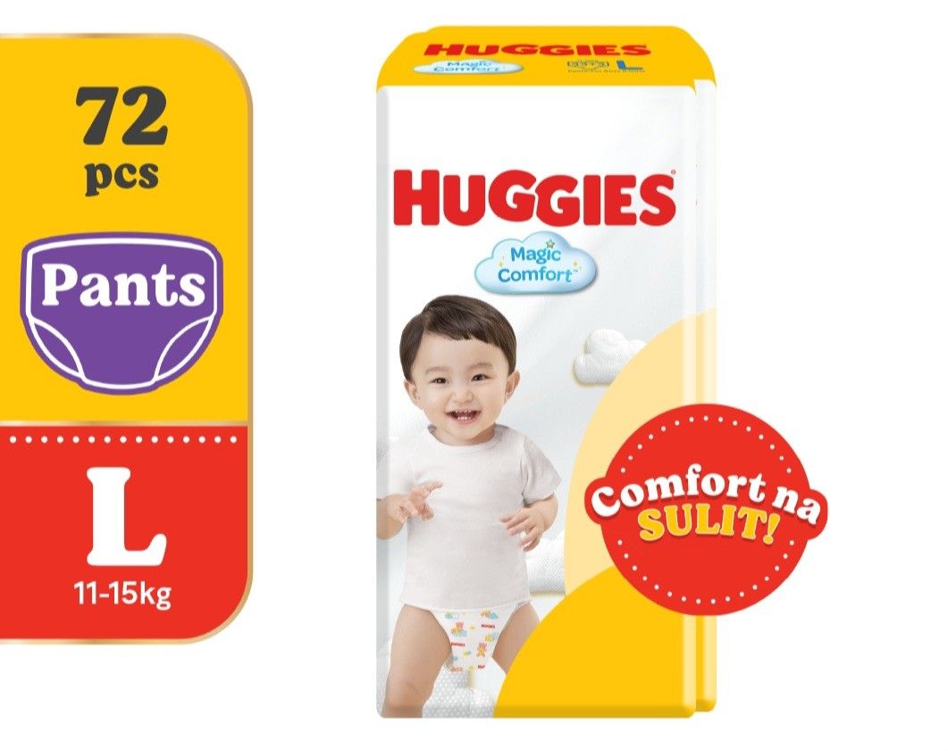 Huggies pants 72pcs x 3 packs (Category: Diapers & Baby Wipes) located in San Jose. Submitted by nova2023 (Listing ID 1310889305, Image 1). Description: 3 packs or 72pcs for 1200.