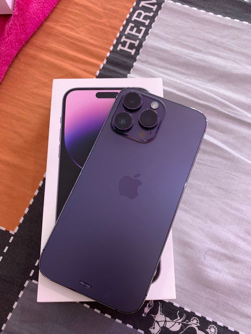 iPhone14promax 128gb Deep Purple iPhone 14 Pro Max ディープ