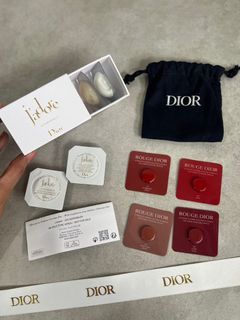 J’adore and rouge dior sampler with box ribbon pouch TAKE ALL