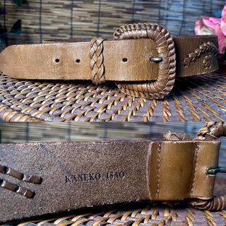 KANEKO ISAO GENUINE LEATHER Vintage belt