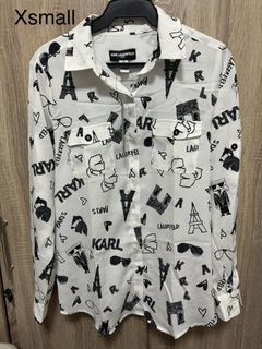 KL karl Lagerfeld
Women's Longsleeves /Blouse
Size:xsmall (LAST PRICE)