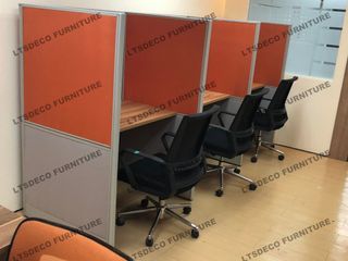 LAMINATED WORKSTATION CUBICLE WITH PANEL | OFFICE PARTITION | OFFICE FURNITURE