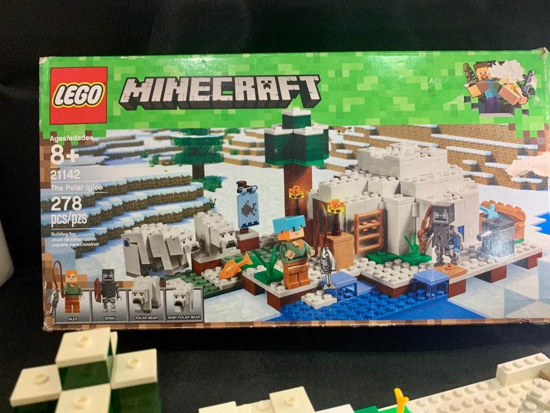 Lego Minecraft 21142 The Polar Igloo Hobbies Toys Toys Games on Carousell