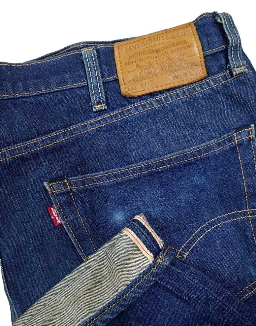 Levis 511 Big E selvedge jeans saiz 40