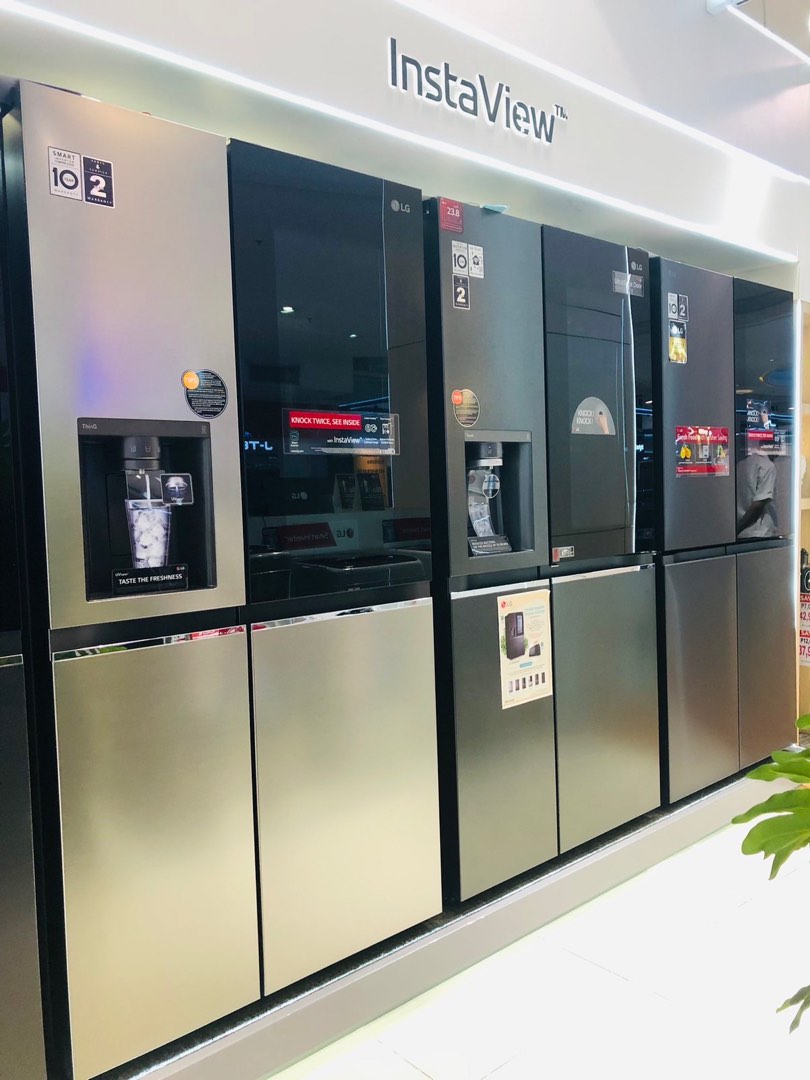LG INSTAVIEW SIDE BY SIDE INVERTER REFRIGERATOR RVS-G245PZ RVS-X238MC ...