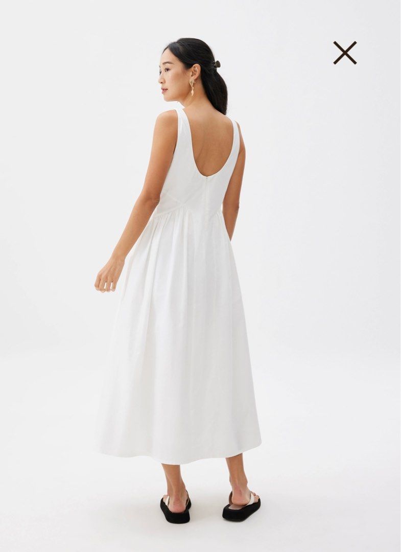 Love bonito Cotton Fit Flare Midaxi Dress, Women's Fashion