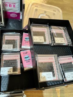 make up box organizer kit take all eyelash extension kit