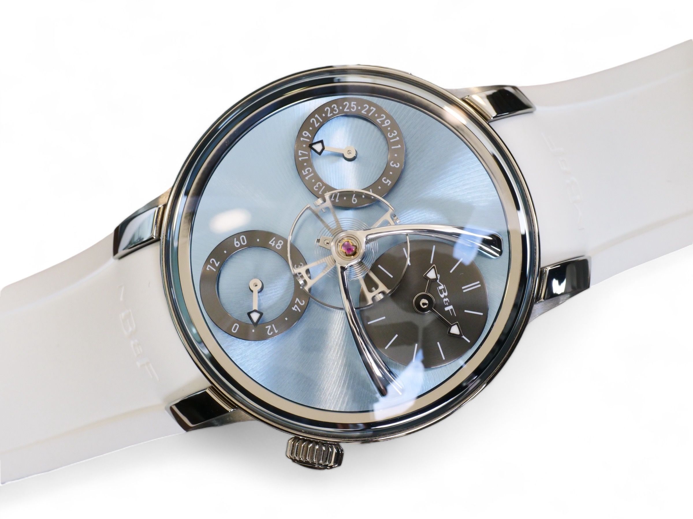 MB F Legacy Machine Split Escapement Evo LMSE Ice Blue Dial Luxury Watches on Carousell