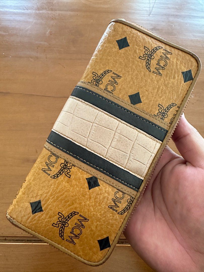 MCM ZIPPER LONG WALLET Luxury Bags Wallets on Carousell