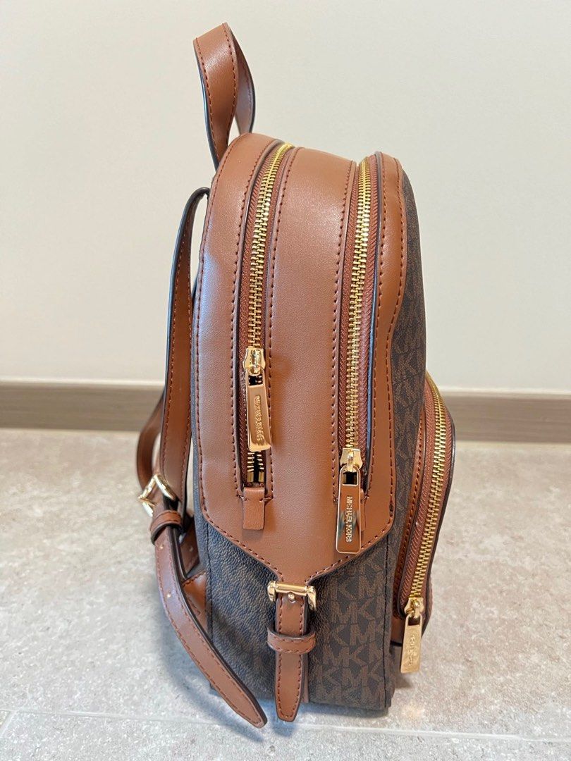 Mk backpack brown discount