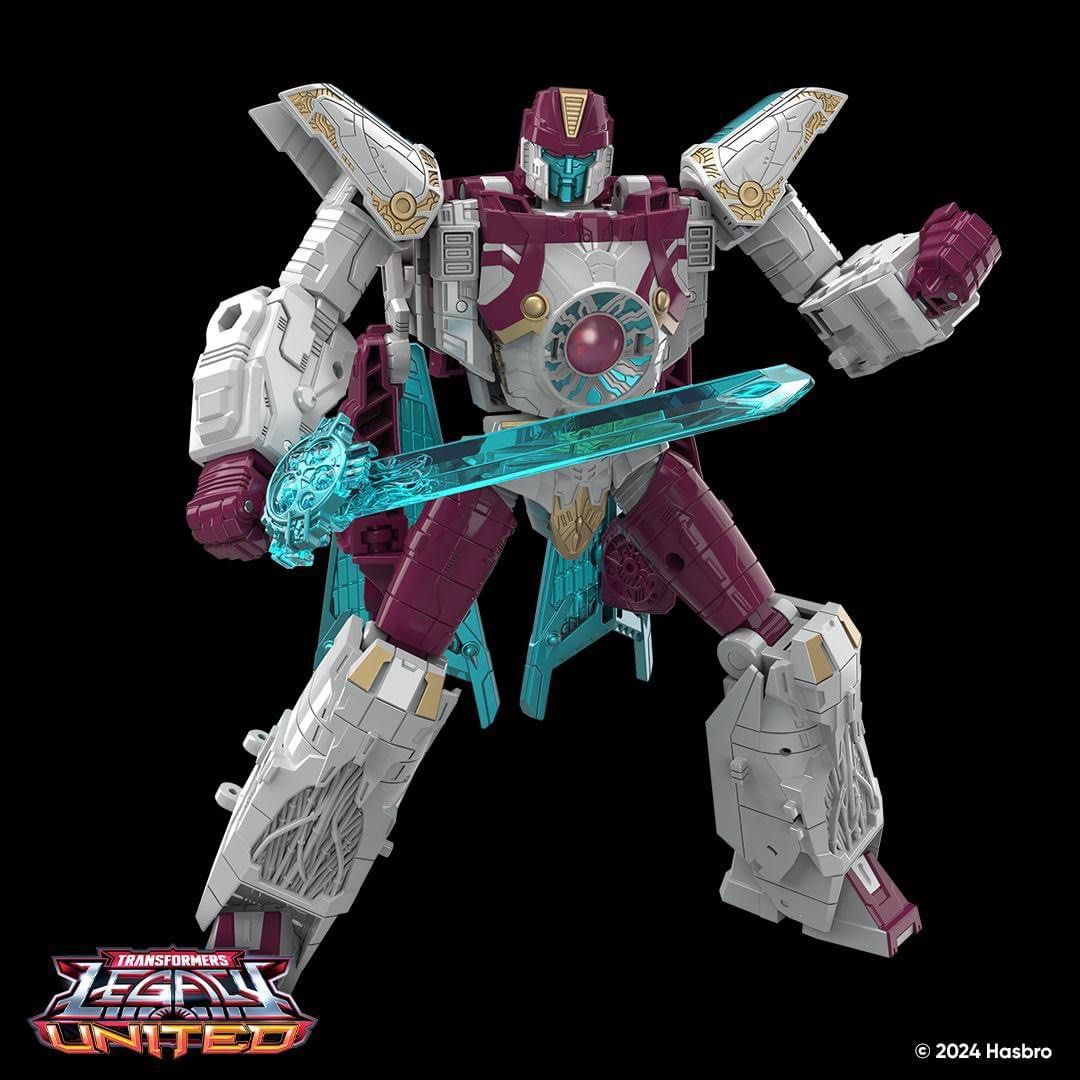 Figurine Transformers Legacy United Vector Prime – Voyageur 17,5 Cm – Se Transforme En Navette Spatiale