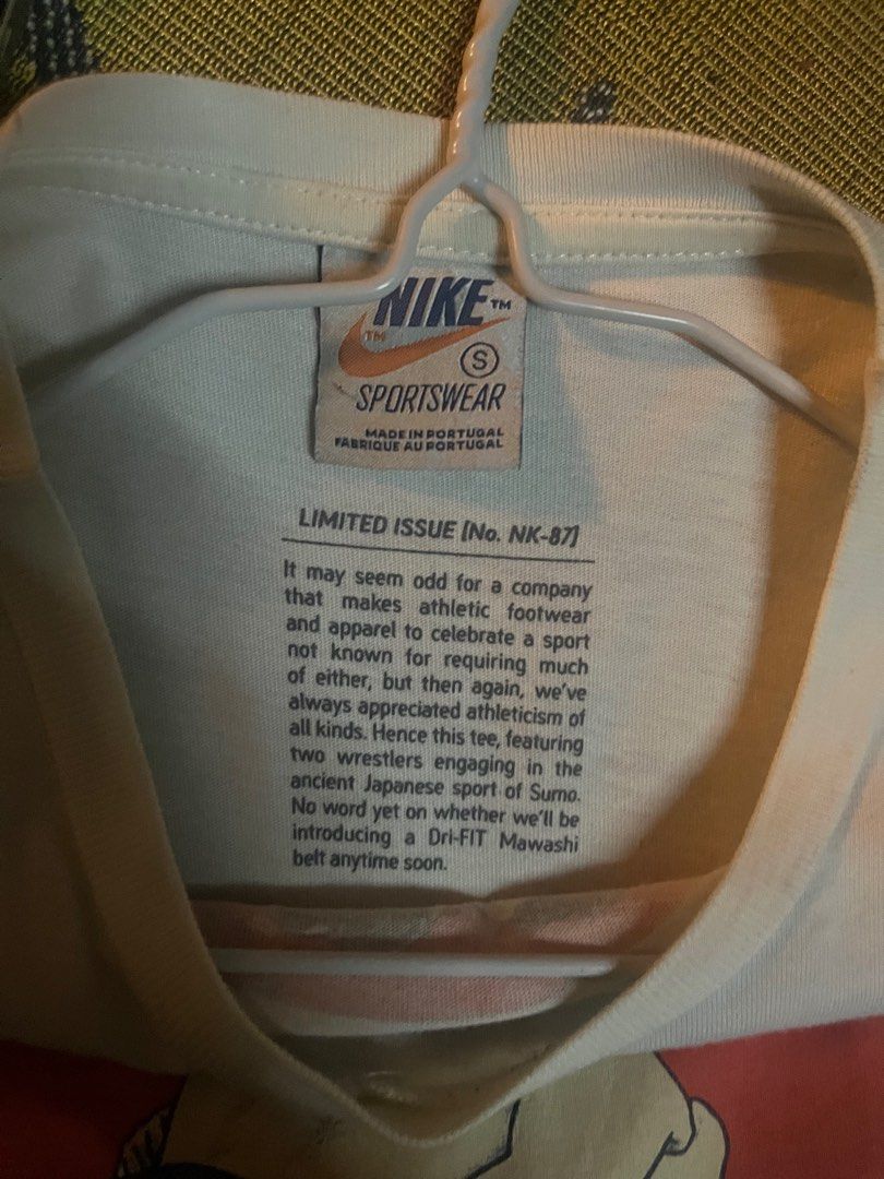 nike sumo (Category: Activewear) located in Pontian. Submitted by amsabri (Listing ID 1310990708, Image 3). Description: nike sumo made in portugal barang rare .