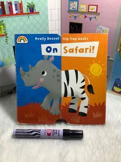 On Safari Flip Flap / Mix and Match board book
