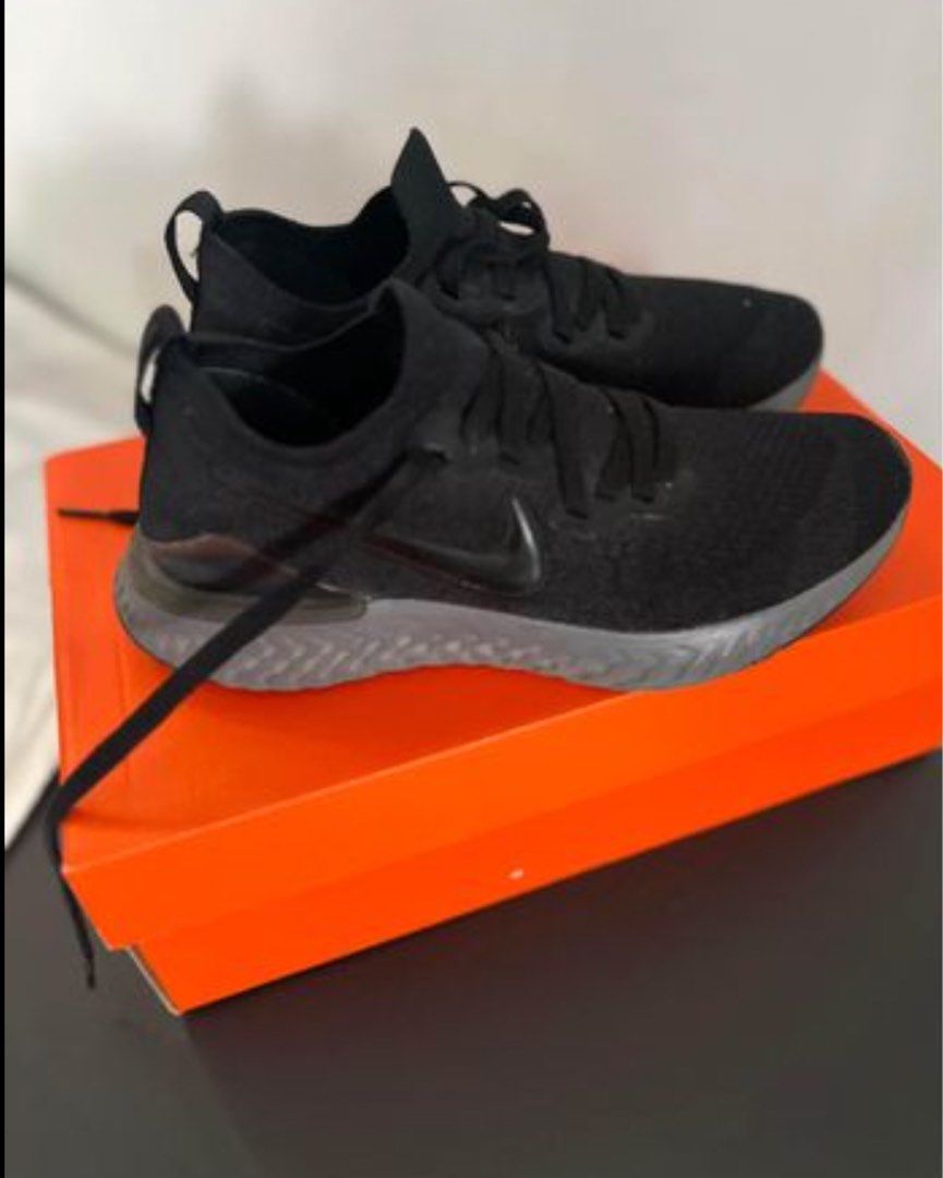 Original Nike Epic React Flyknit 2 Women’s (Category: Sneakers) located in Las Pinas. Submitted by jescerrie.adajar (Listing ID 1310863837, Image 3). Description: Nike Epic React Flyknit 2 women’s shoes -Size 7.5 US -In very good condition -Original -RFS : many rubber shoes.