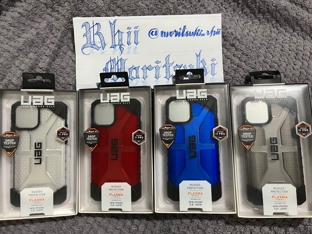 Original Urban Armor Gear Case Plasma Series for iPhone 11 Pro (Category: Other Gadgets) located in Rizal. Submitted by moritsuki_rhii (Listing ID 1310934452, Image 1). Description: For Sale Original Urban Armor Gear Case Plasma Series for iPhone 11 Pro ₱1,000 each‼️‼️‼️ Original price: ₱1,890 Available colors: ✅Ash ✅Cobalt ✅Magma ✅Ice 📍Taytay, Rizal .