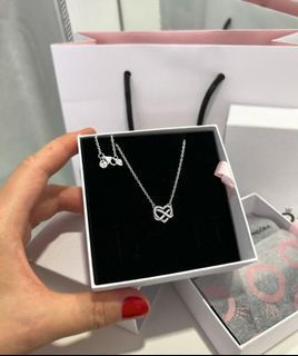 Pandora infinity heart necklace