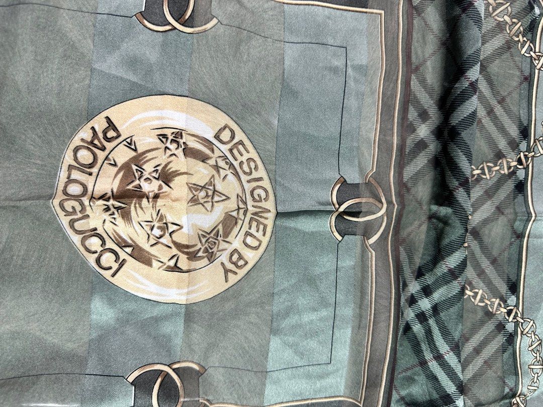 PAOLO GUCCI SCARF (Category: Luxury Bags & Wallets) located in Quezon City. Submitted by ALLGOOD_THRIFT (Listing ID 1310988509, Image 2). Description: No issue Authentic.