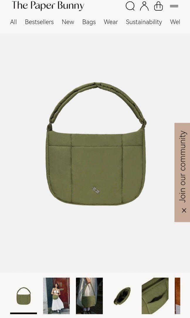Paper Bunny Puffer Swing (Category: Cross-body Bags) located in Quezon City. Submitted by finds_stuff (Listing ID 1310947709, Image 3). Description: Bought in sigapore New release.