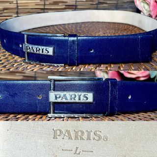 PARIS  LAMBSKIN GENUINE LEATHER Vintage belt