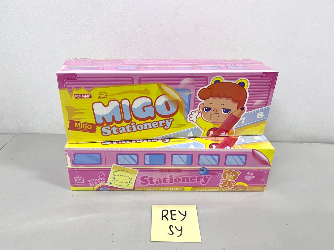 POPMART MIGO Stationery Series Blind Box Figure Collectible Toy