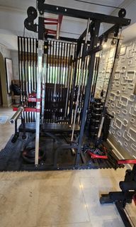 Power Cage with Bench and mattings