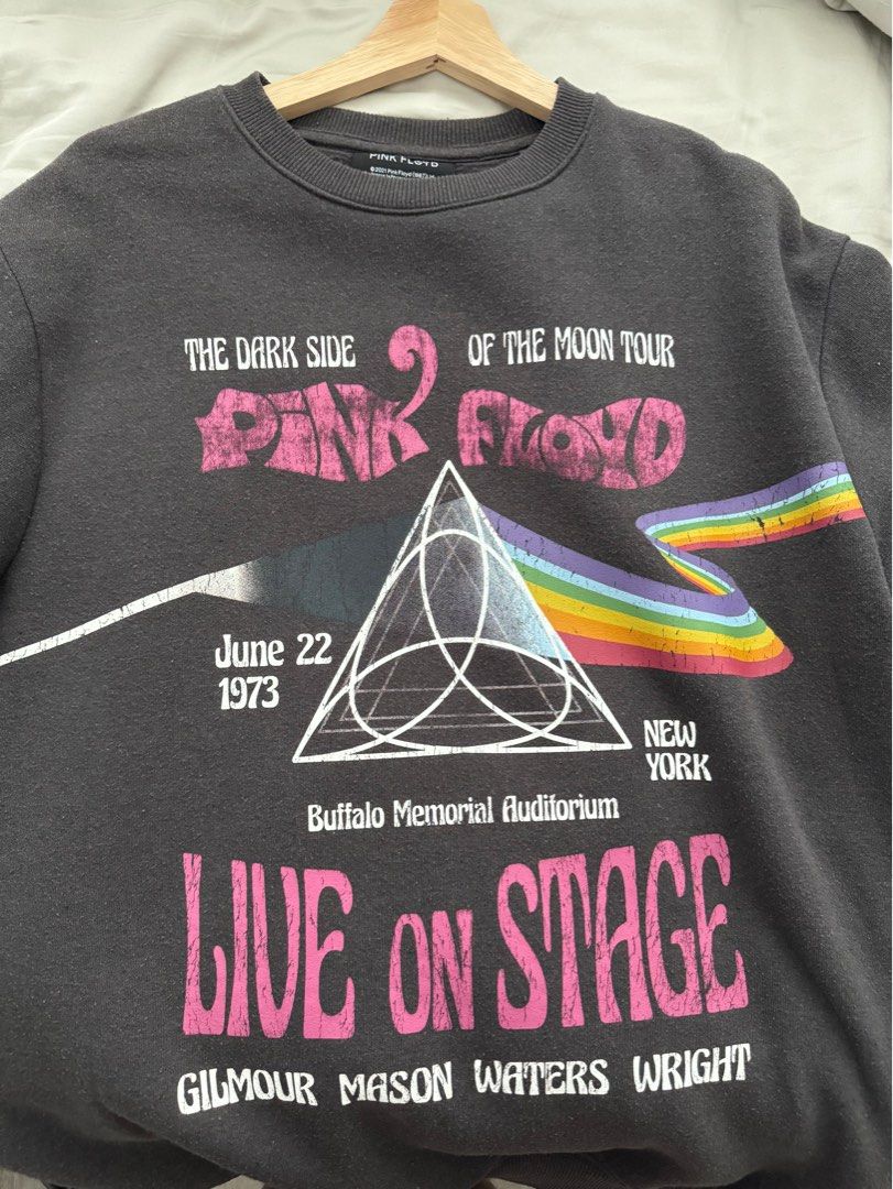 Pull and bear pink floyd sweatshirt outlet