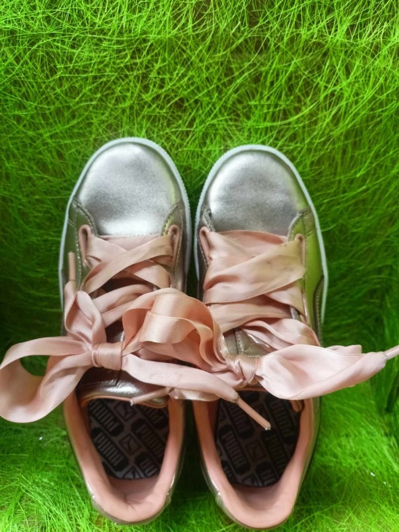 Puma Basket Heart Luxe Wn s Damen Sneaker Women s Fashion Footwear Sneakers on Carousell