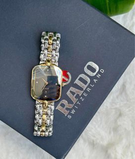 RADO JUBILE Approx 18cm Two Toned Black Face