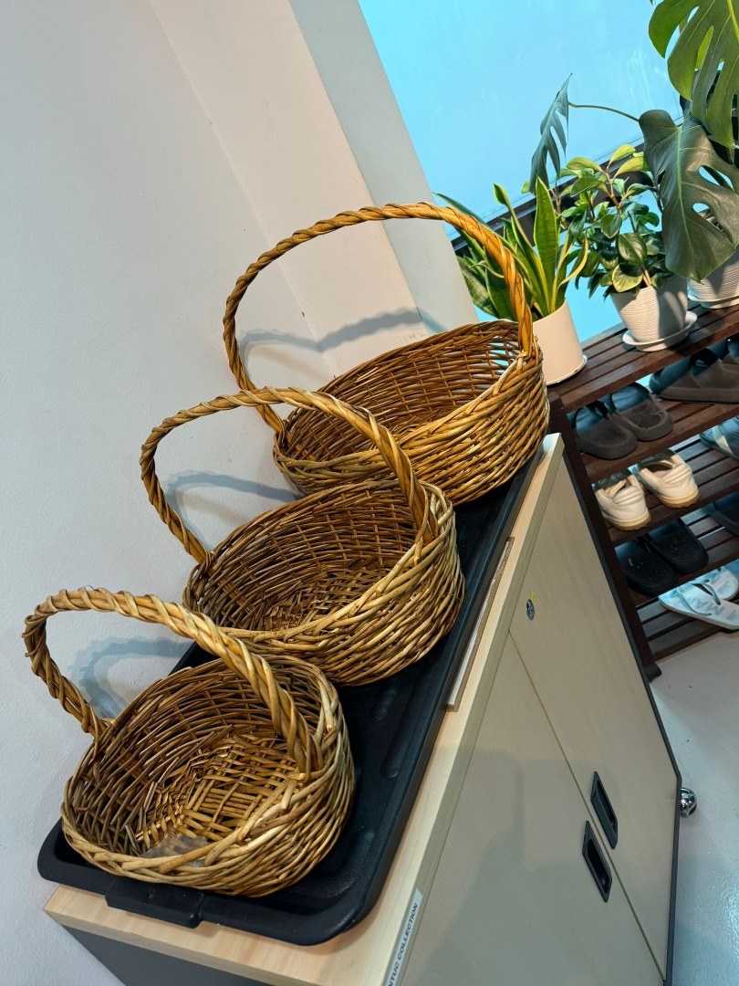 Rattan Wicker Gift Hamper Basket Create Charming Gift Ideas, Food