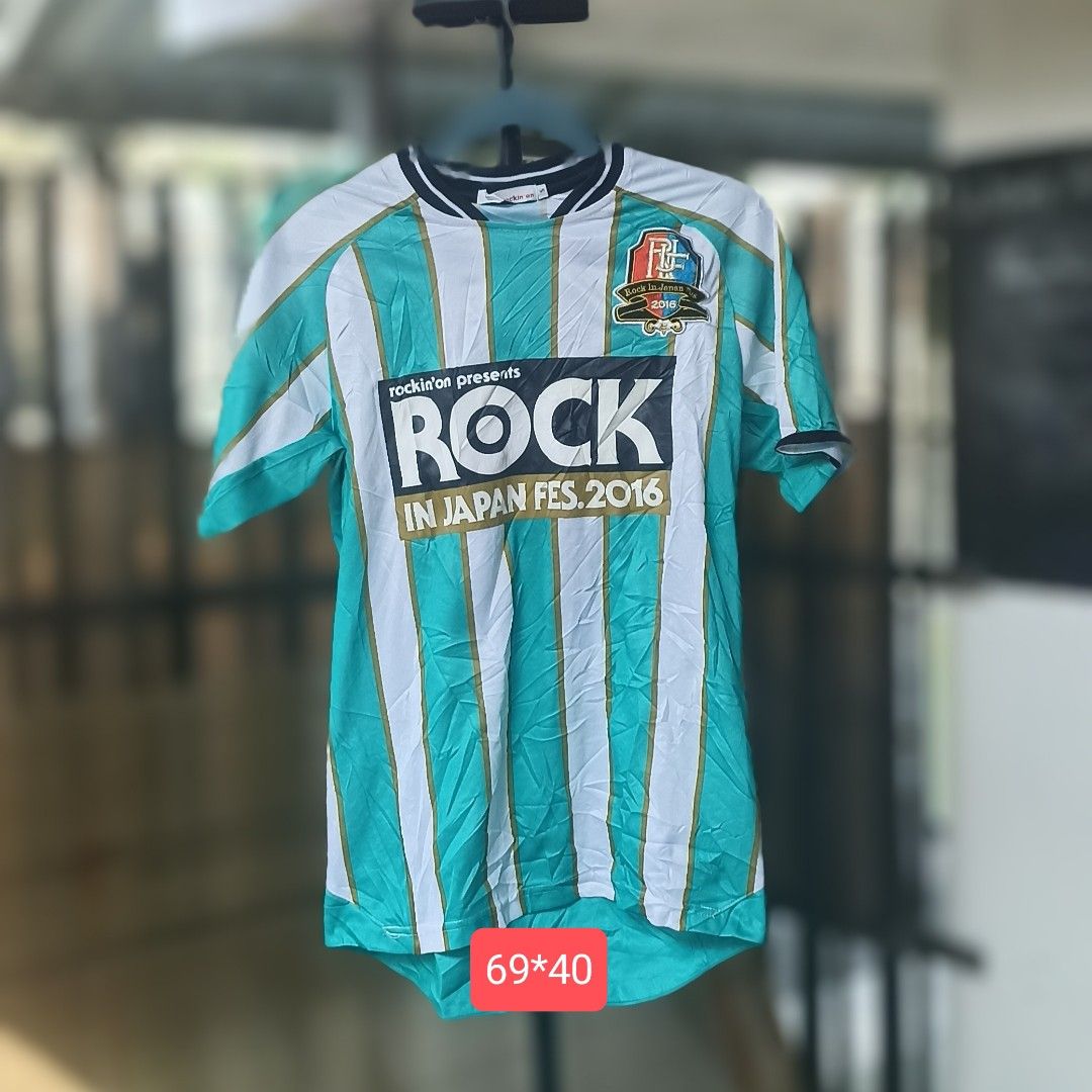 ROCK IN JAPAN FES 2016 GOODS サッカーシャツ グリーン S THE BACK HORN オフィシャルサイト