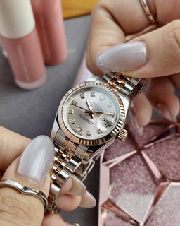 Rolex Datejust 26 Two tone Everose pink with diamonds  2008