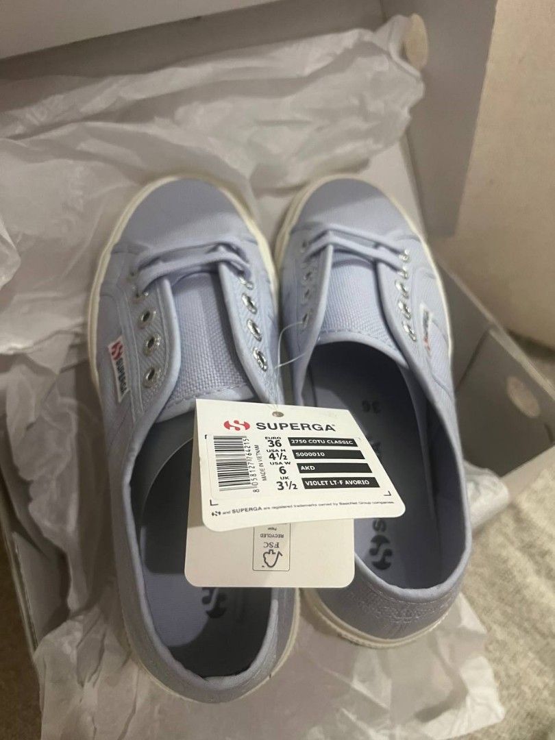 NEW SuperGA Size 36 AKD Violet Avorio Shoes NEW Women s Fashion Footwear Sneakers on Carousell