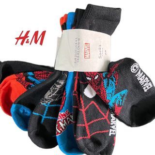 SALE‼️H&M 7pack Marvel Spiderman Socks