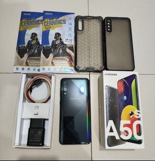 SAMSUNG A50S 6/128 GB BLACK NOT POCO INIFINIX OPPO VIVO HUAWEI  XIAOMI HONOR NOKIA IPHONE