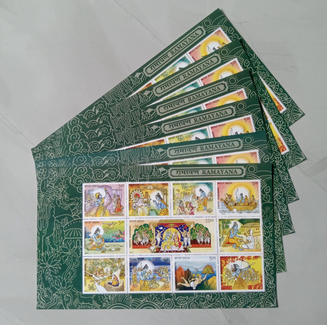 Setem/ Stamp Sheet Ramayana From India, Hobbies & Toys, Collectibles ...