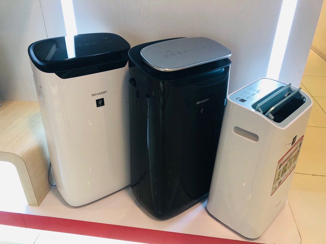 SHARP AIR PURIFIER (Category: Air Purifiers & Dehumidifiers) located in Quezon City. Submitted by maryann.dimalanta (Listing ID 1310940736, Image 2). Description: SHARP Air Purifier FP-J30E-A (23sqm) -6,200 FP-J40E-W (30sqm) -10,700 FP-J60E-W (42sqm) -16,200 FP-J80EP-H (62sqm) -20,000 SHARP Air Purifier w/ Mosquito Catcher FP-JM30EP-B (23sqm) -8,900 FP-JM40EP-B (30sqm) -13,400 FP-GM50E-B (40sqm) -15,500 DW-E16FPW SRP 21,198 Cash: 18,500 Brand new