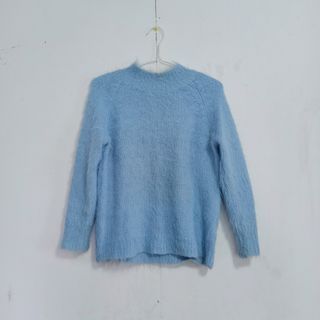 Shein Fur Knitted Top