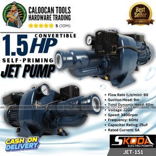 SKODA Convertible Self-priming Jet Pump 1.5HP (JET-151)