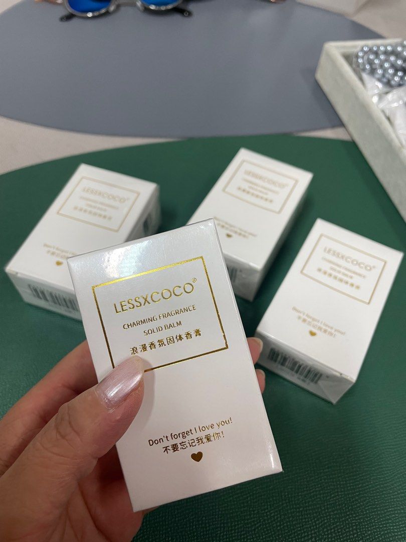 Solid Perfume (Category: Fragrance & Deodorants) located in Singapore. Submitted by wendysefcorner (Listing ID 1310951231, Image 2). Description: Set of 4.