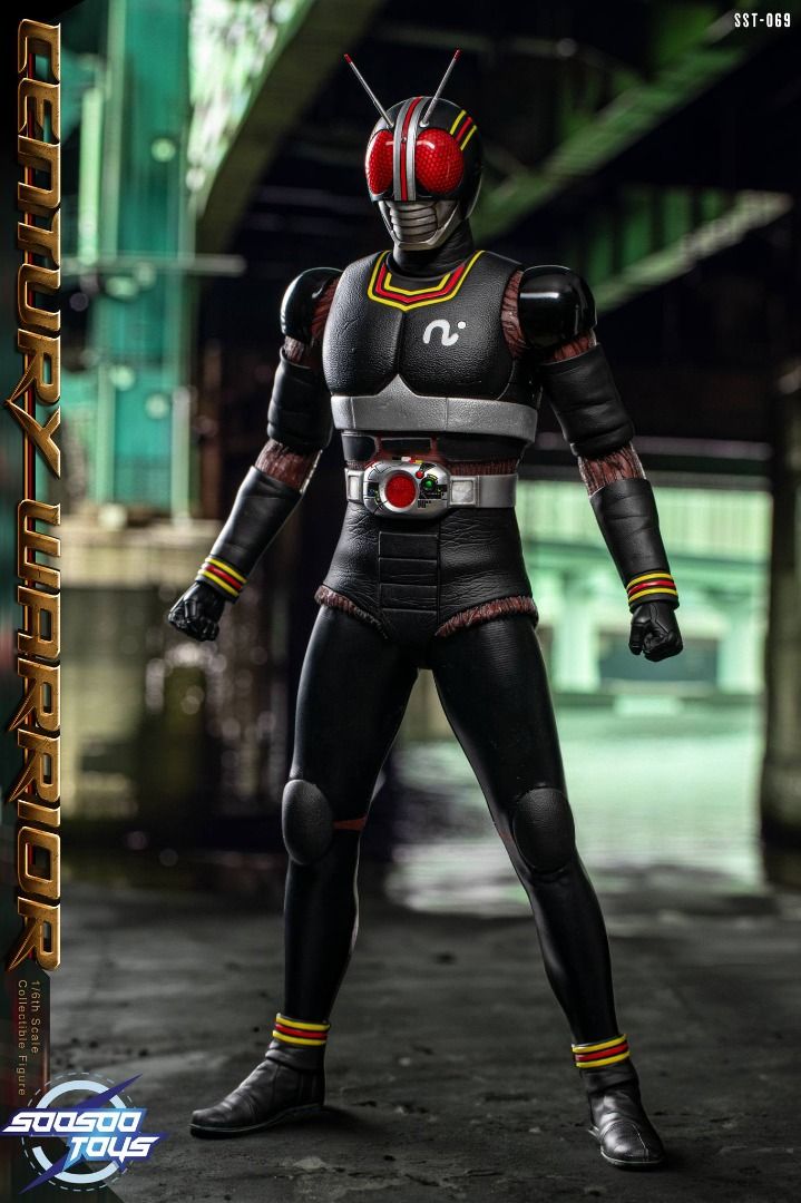Soosootoys SST069 1/6 Century Warrior Kaman Rider Black RX 幪面
