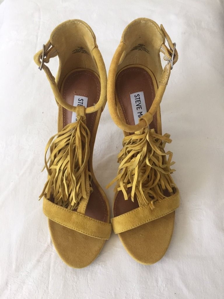 Steve madden fringe heels shop