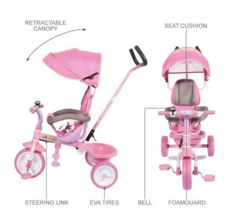 Stroller bike (Category: Strollers) located in Antipolo. Submitted by nsantos16 (Listing ID 1310846791, Image 3). Description: Halos bago pa except natambak sa garage so this might need some cleaning. Walan pong 10x nagamit to. I can send more photos FOR SURE BUYERS ONLY. From mall - Toys R Us .