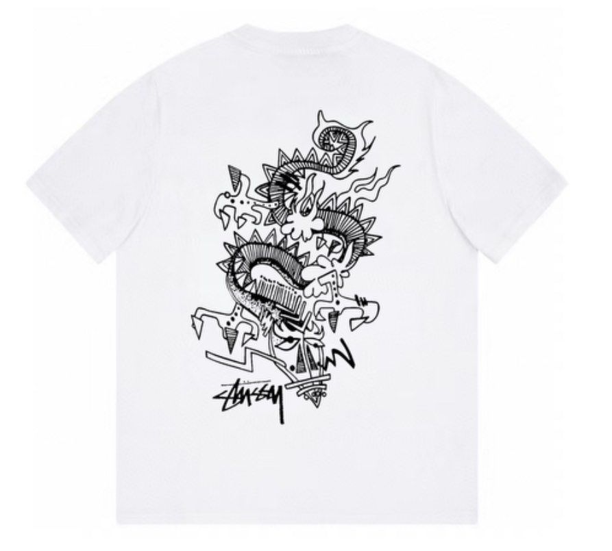Stussy dragon shirt cheap