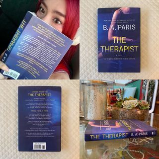 the therapist by b.a. paris — mikha lim’s book (hardbound copy) | bini