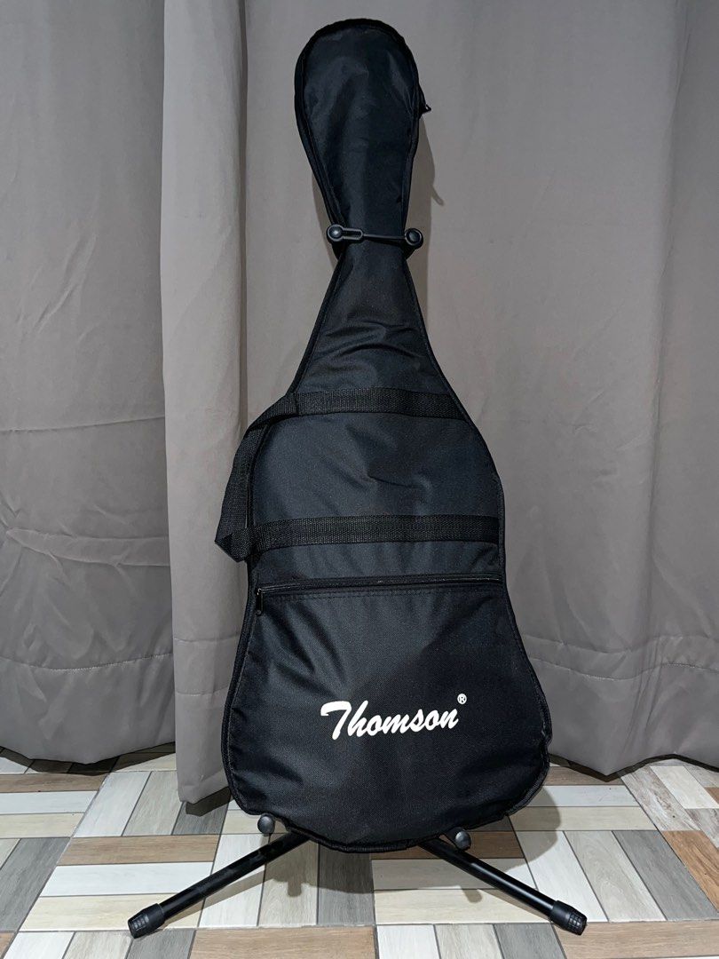 Thomson Stratocaster ST-1 with Davis GT-15 Amplifier (Category: Musical Instruments) located in Manila. Submitted by roevicty7276 (Listing ID 1310980349, Image 2). Description: [Negotiable] Set Includes: 1x Thomson Stratocaster ST-1 Guitar Color: Black Fret: 22 Pickups: 3 Knobs: 1V+2T 1x Padded Guitar Bag 1x Whammy Bar 1x Guitar Strap 1x Davis GT-15 Amplifier Color: Black Watts: 15 Input: High/Low + Boost Knobs: Volume, Treble, Middle, Bass Dimen