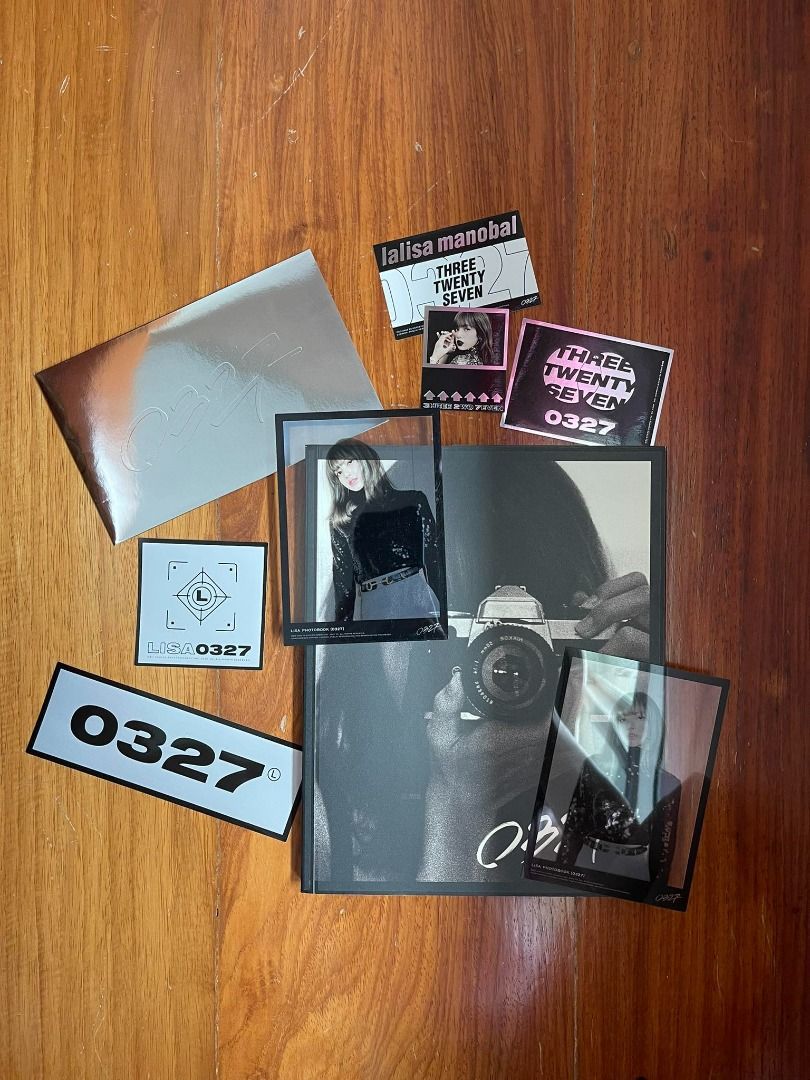 UNSEALED BLACKPINK LISA 0327 Photobook Vol 1 and Vol 2, Hobbies & Toys ...
