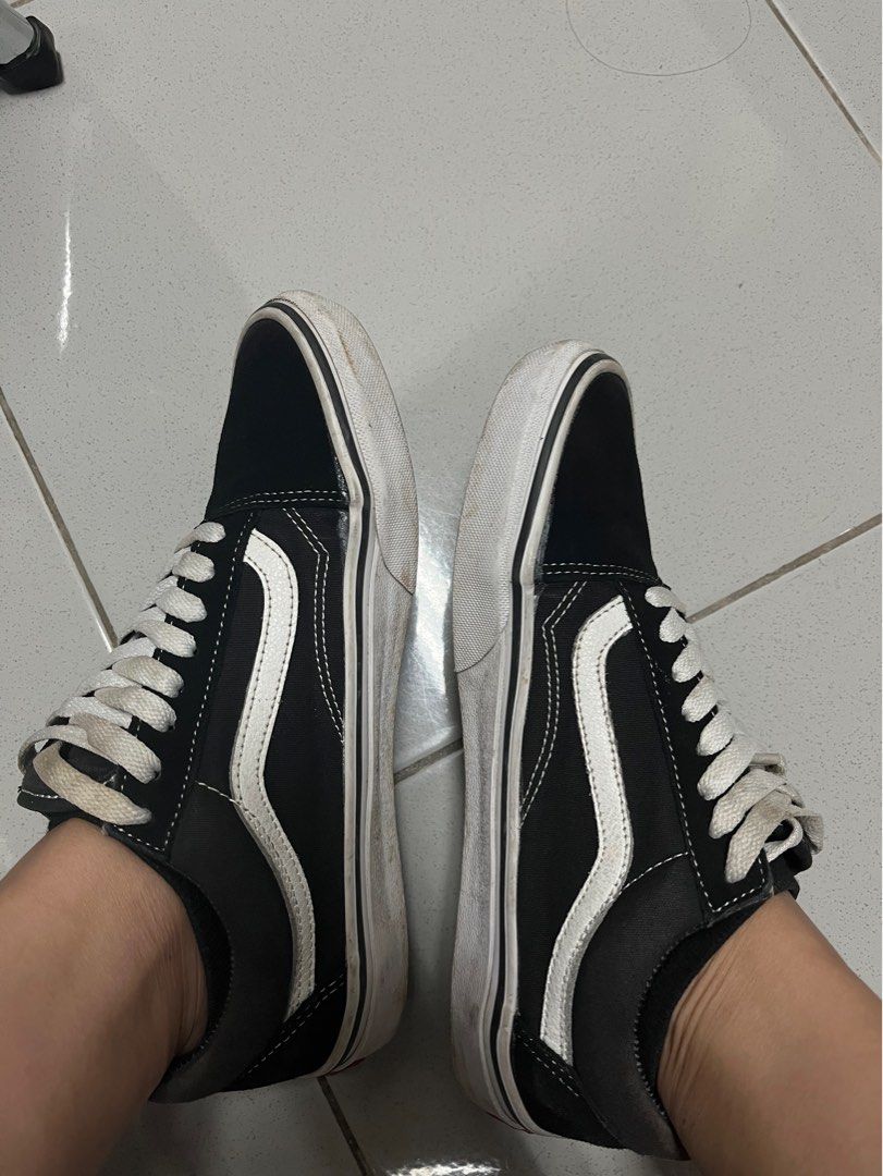 VANS OLD SKOOL CLASSIC BLACK WHITE ORIGINAL VAN OLDKOOL