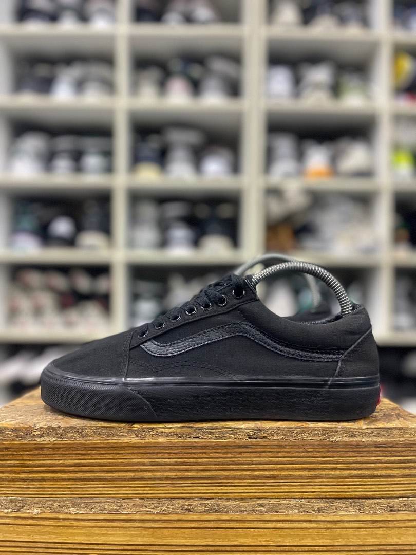 Vans Old Skool Full Black, Men's Fashion, Footwear, Sneakers on Carousell